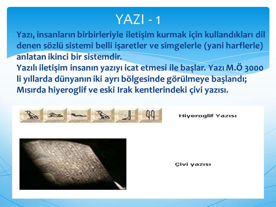 YAZI - 1