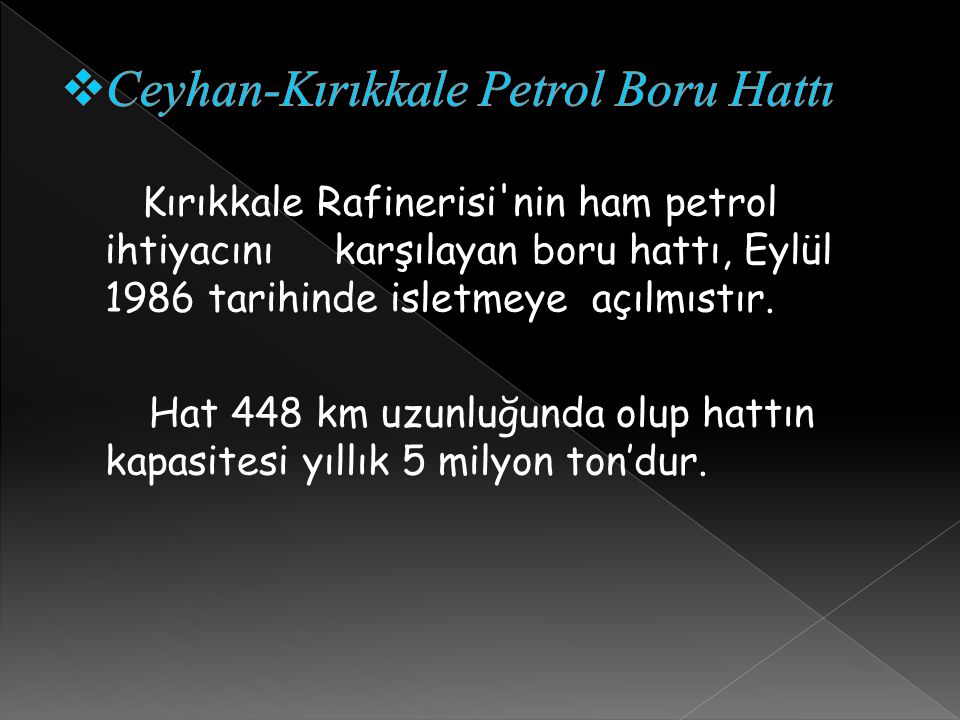 Ceyhan-Kırıkkale Petrol Boru Hattı
