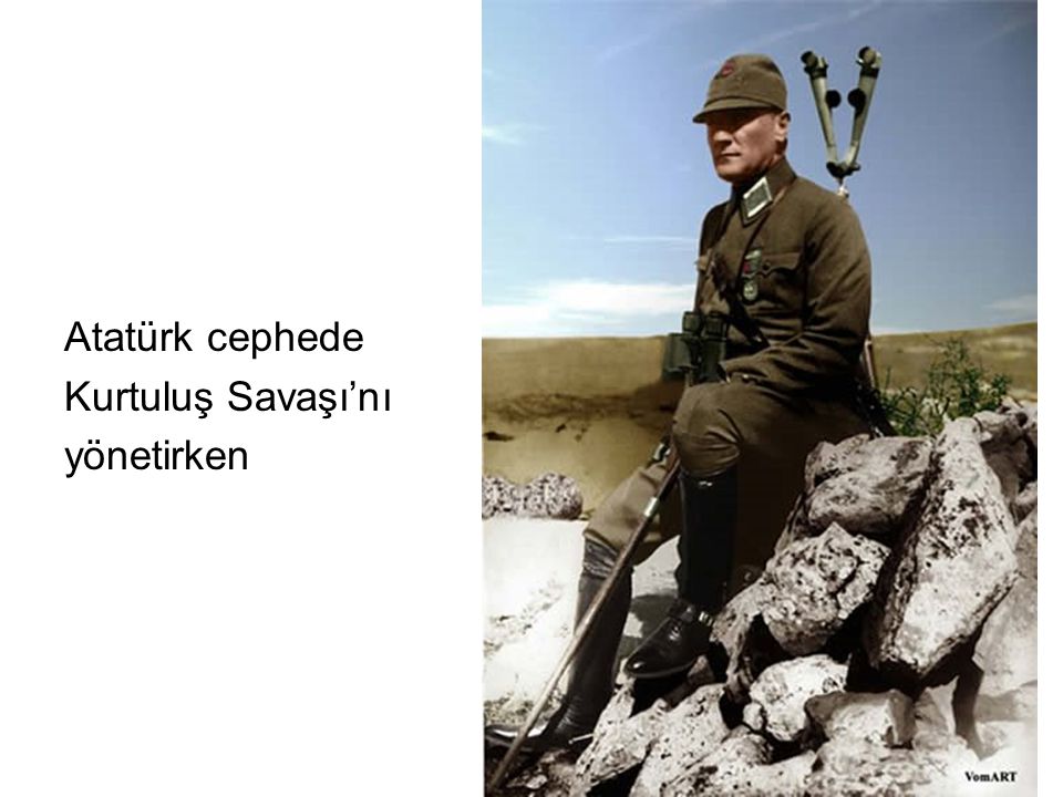 Atatürk cephede Kurtuluş Savaşı’nı yönetirken