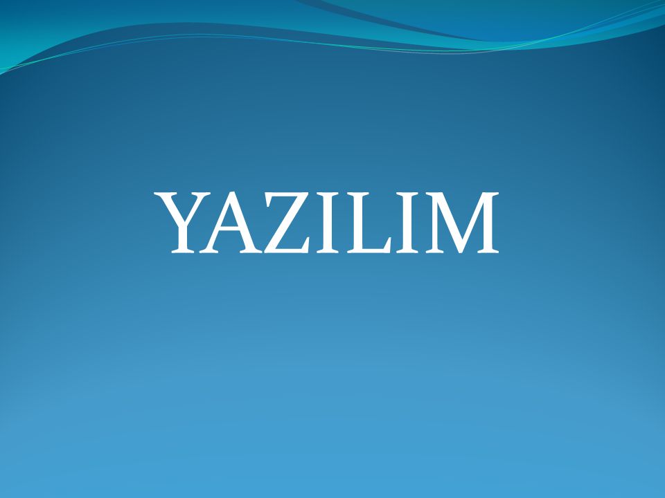 YAZILIM
