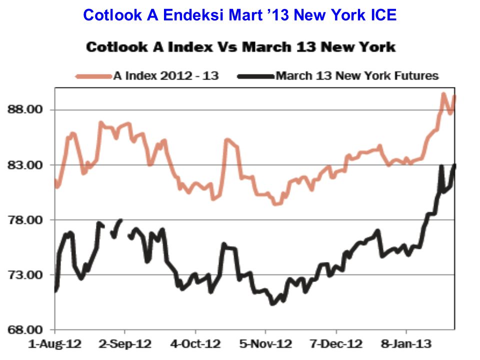 Cotlook A Endeksi Mart ’13 New York ICE