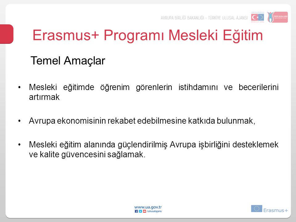 Erasmus+ Programı Mesleki Eğitim