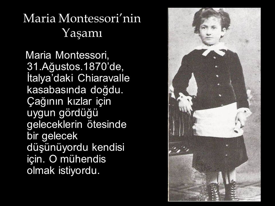 Maria Montessori’nin Yaşamı