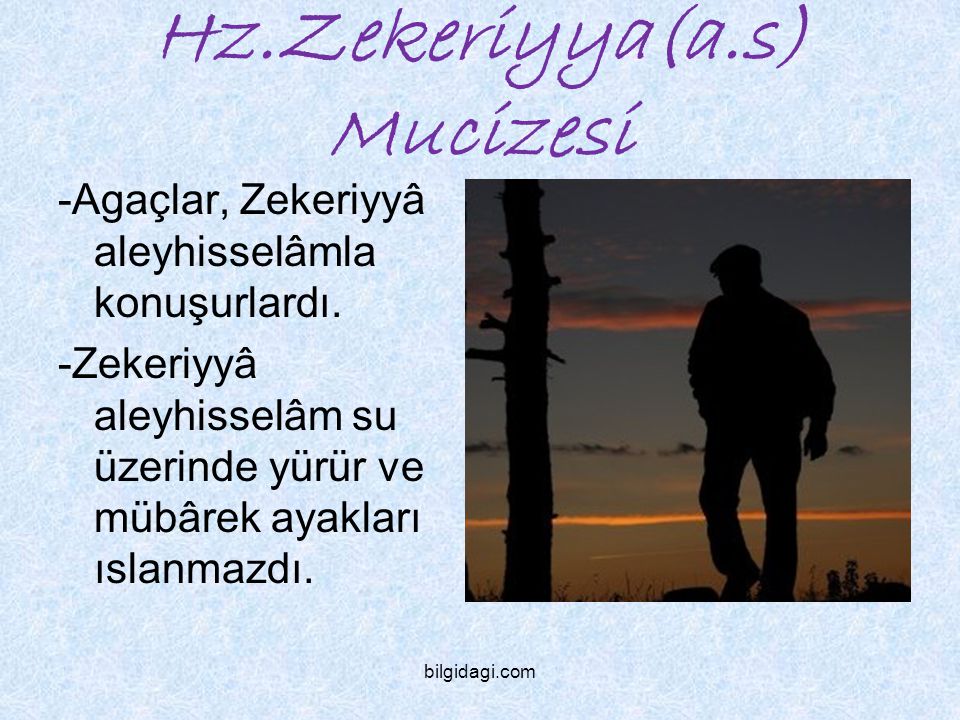 Hz.Zekeriyya(a.s) Mucizesi