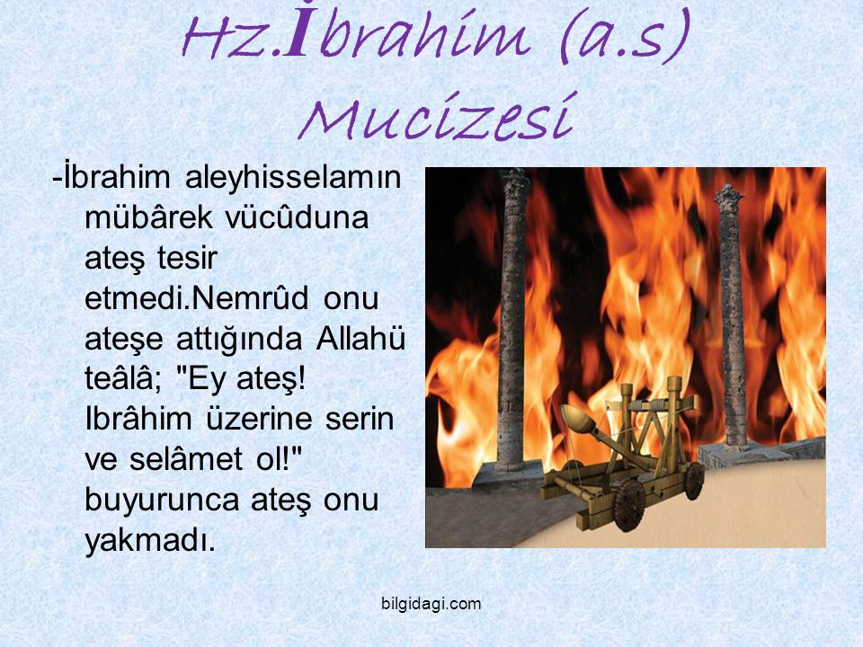Hz.İbrahim (a.s) Mucizesi