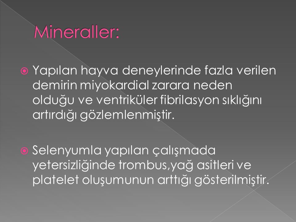 Mineraller: