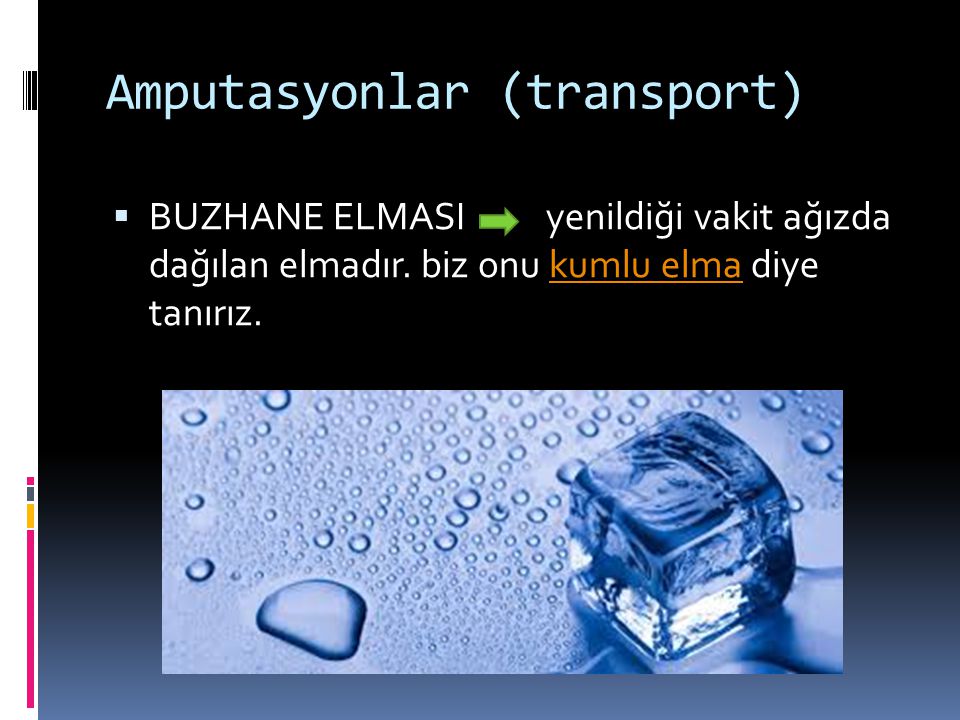 Amputasyonlar (transport)
