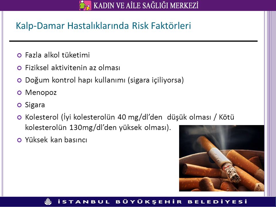 Kalp-Damar Hastalıklarında Risk Faktörleri
