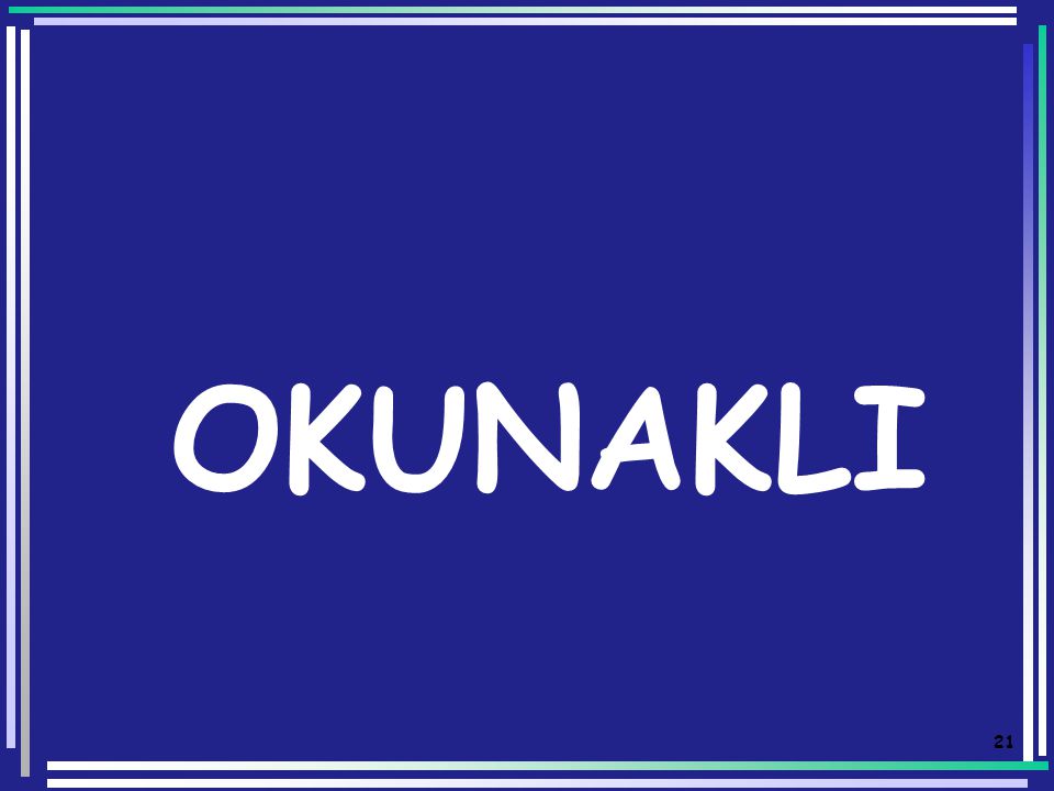 OKUNAKLI