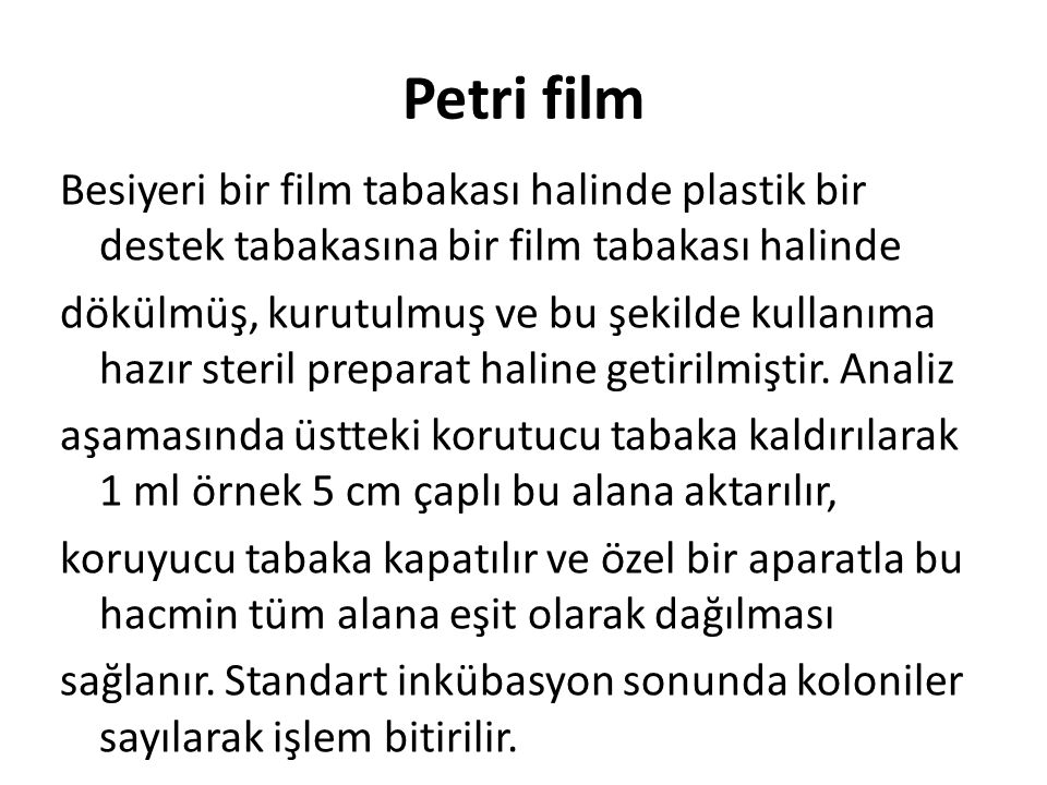 Petri film