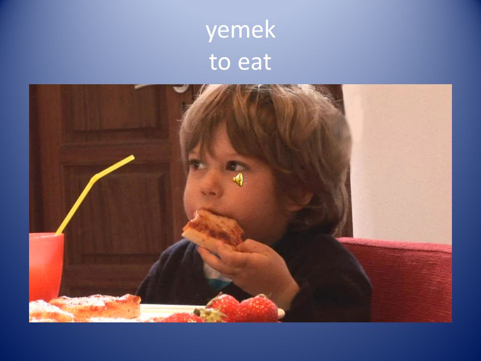 yemek to eat
