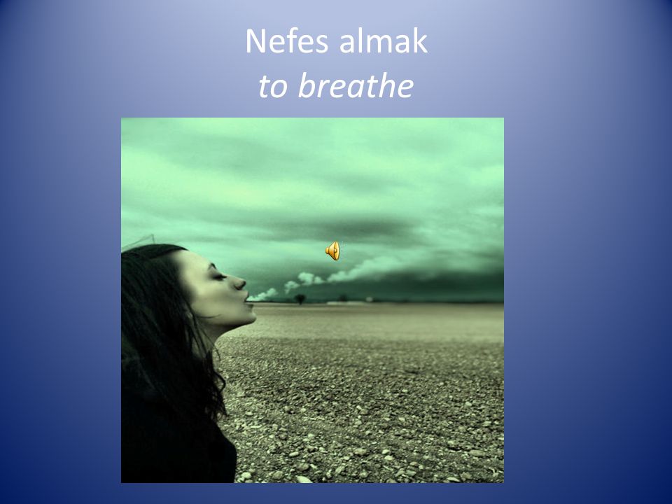 Nefes almak to breathe