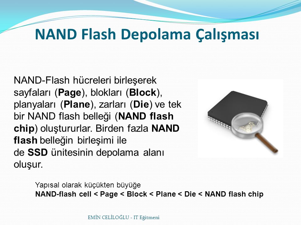 NAND Flash Depolama Çalışması