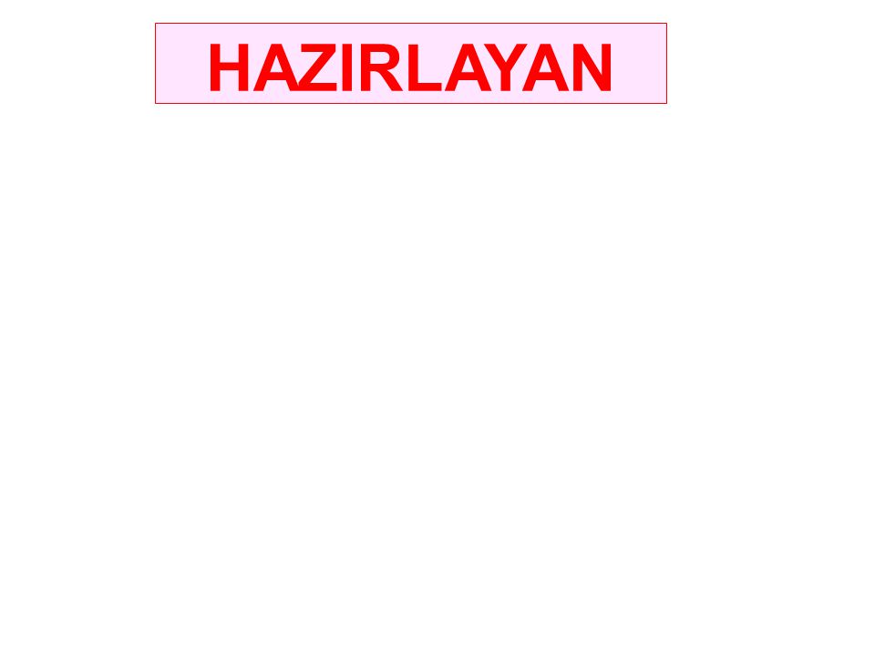 HAZIRLAYAN