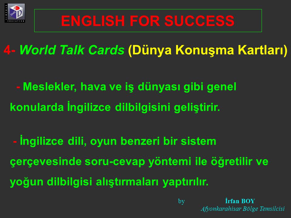 4- World Talk Cards (Dünya Konuşma Kartları)