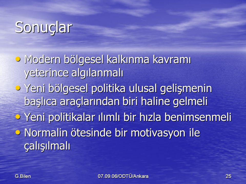 Türkiye’de Yeni Bölgesel Politikanın Oluşumu Ve Gelişiminde Problemler ...