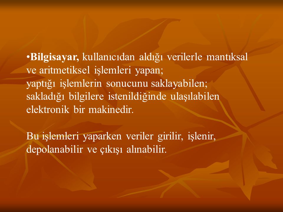 Bilgisayarın Temelleri - Ppt Indir