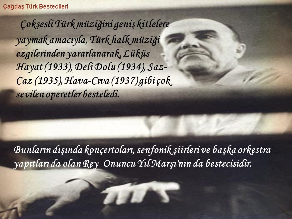 Çağdaş Türk Bestecileri