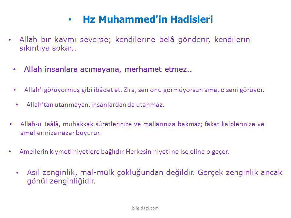 Hz Muhammed in Hadisleri