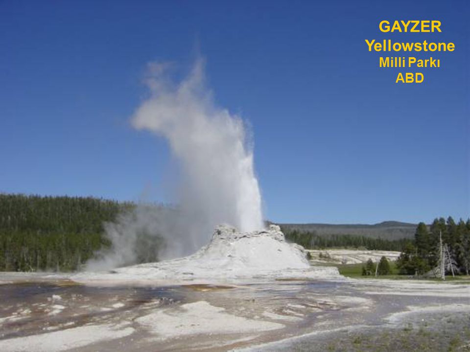 GAYZER Yellowstone Milli Parkı ABD