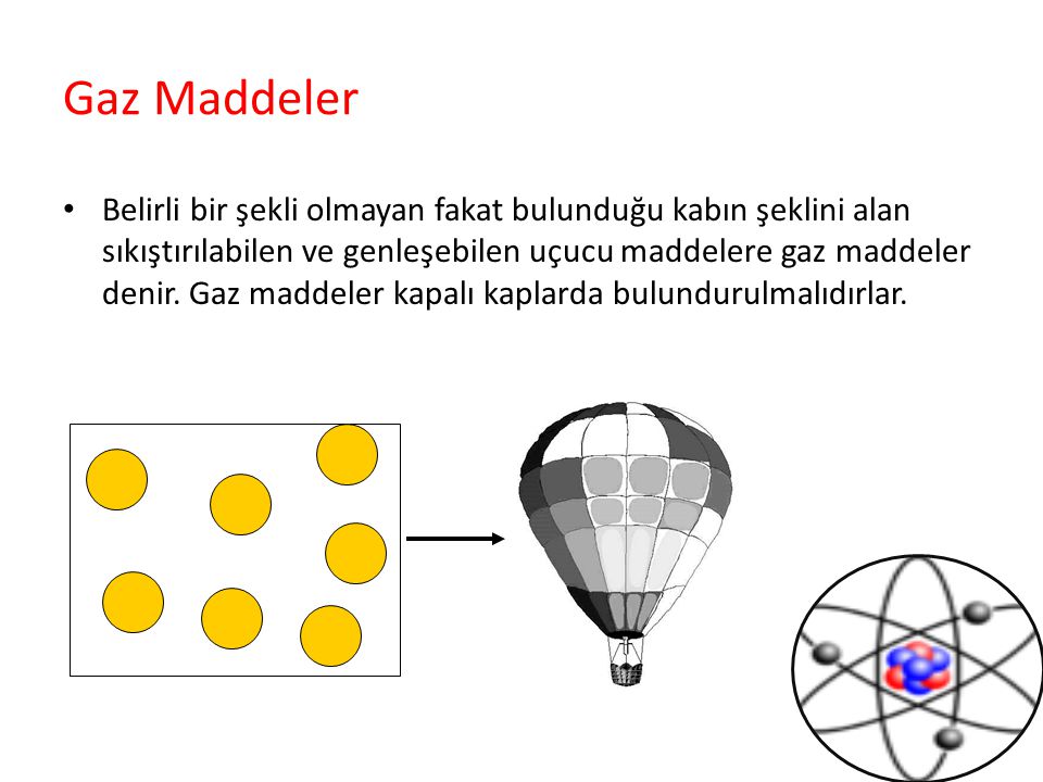 Gaz Maddeler