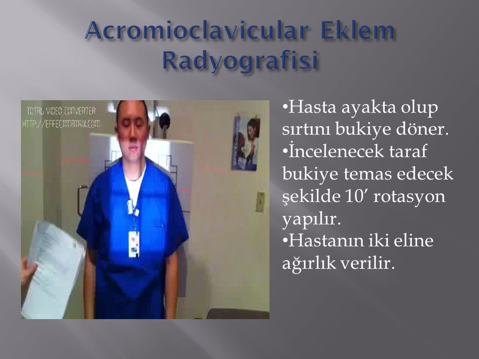 Acromioclavicular Eklem Radyografisi