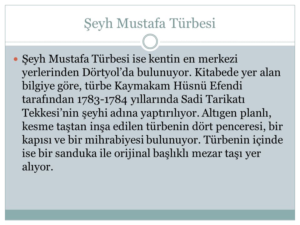 Şeyh Mustafa Türbesi