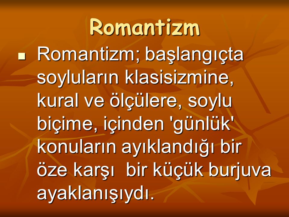 Romantizm