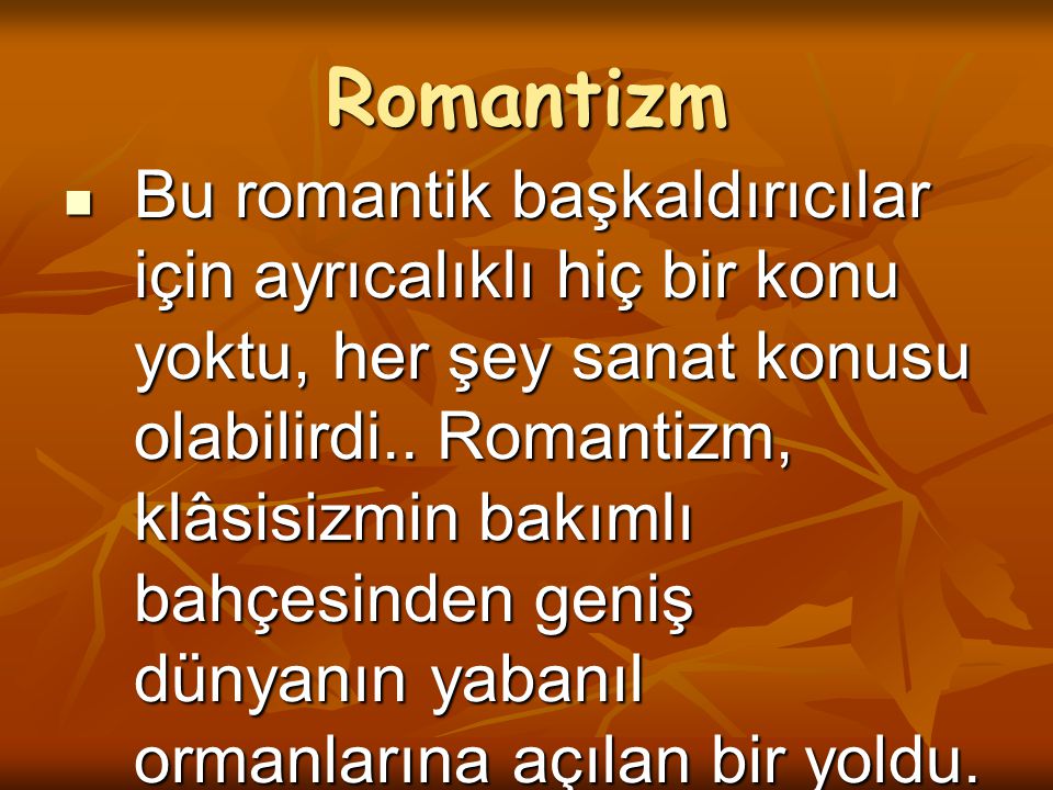 Romantizm