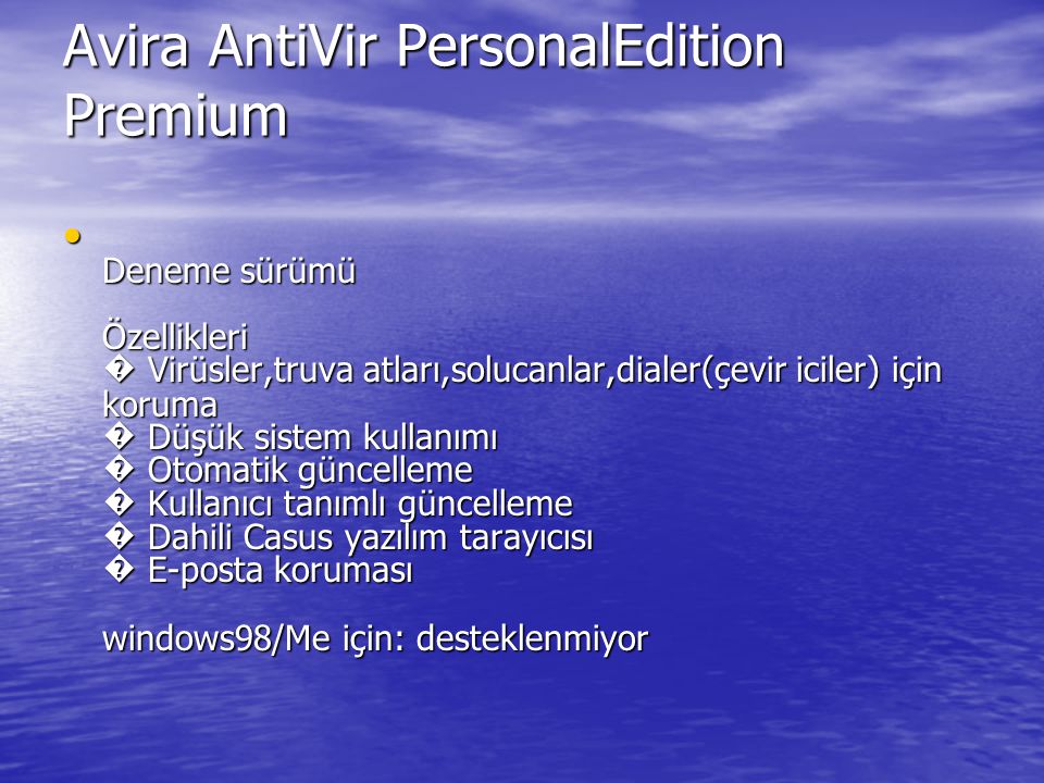 Avira AntiVir PersonalEdition Premium