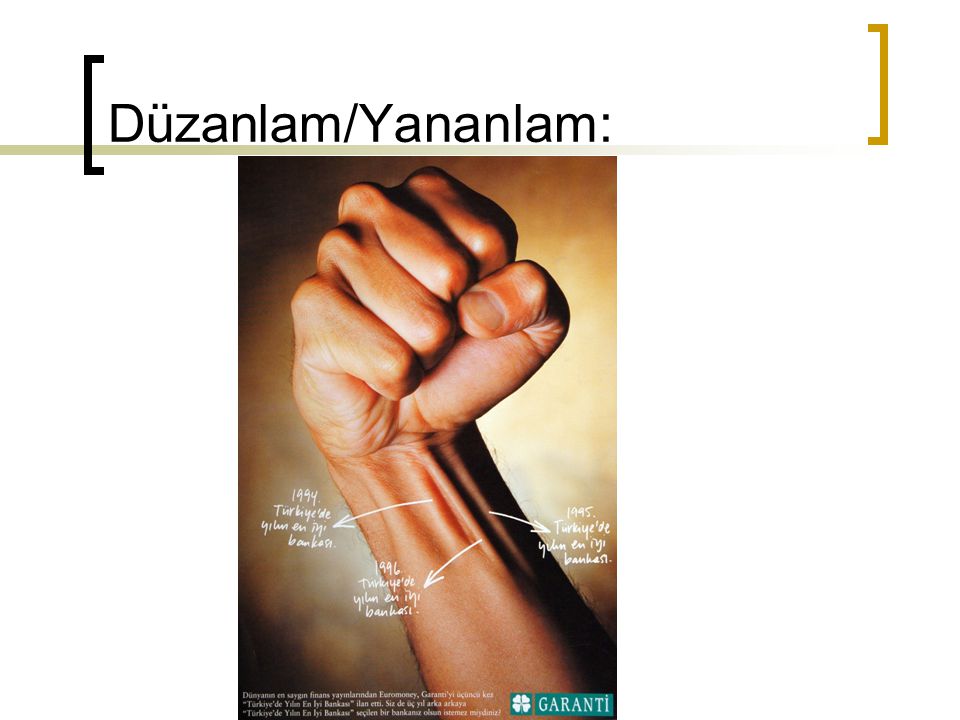 Düzanlam/Yananlam:
