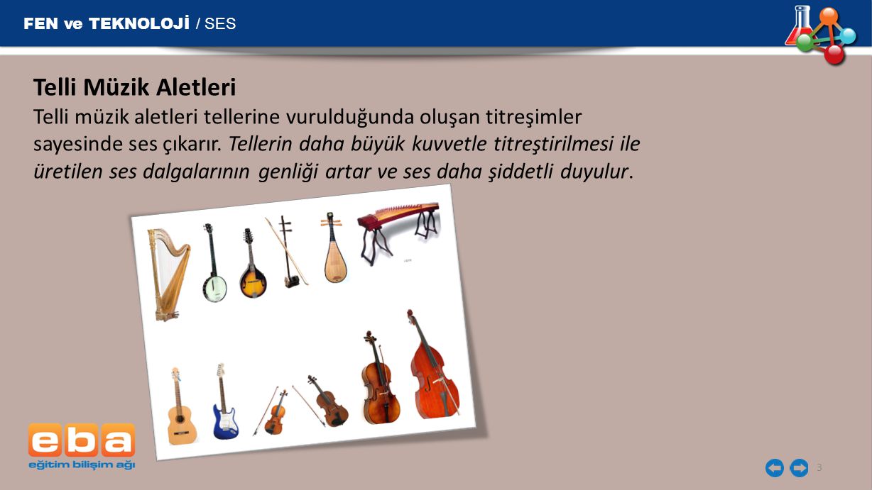 Telli Müzik Aletleri FEN ve TEKNOLOJİ / SES