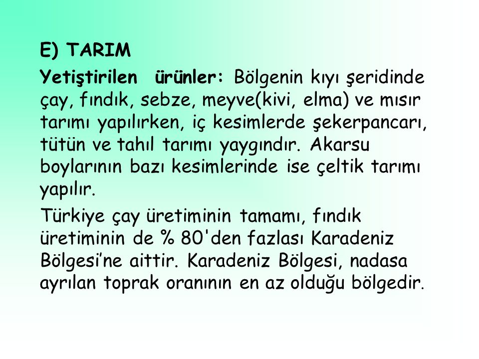E) TARIM