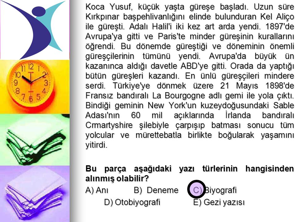 BİYOGRAFİ VE OTOBİYOGRAFİ - Ppt Indir