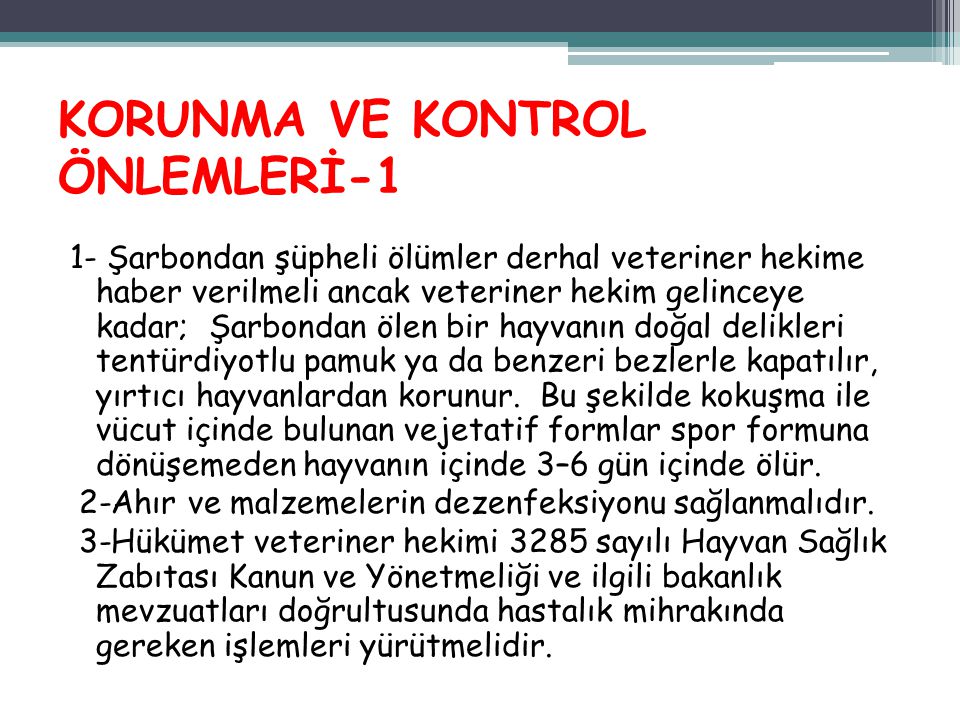 KORUNMA VE KONTROL ÖNLEMLERİ-1