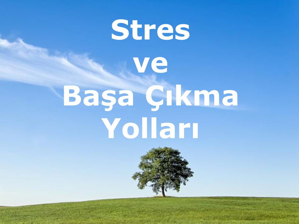 Stres ve Başa Çıkma Yolları