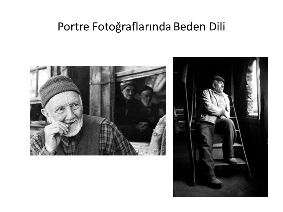 Portre Fotoğraflarında Beden Dili