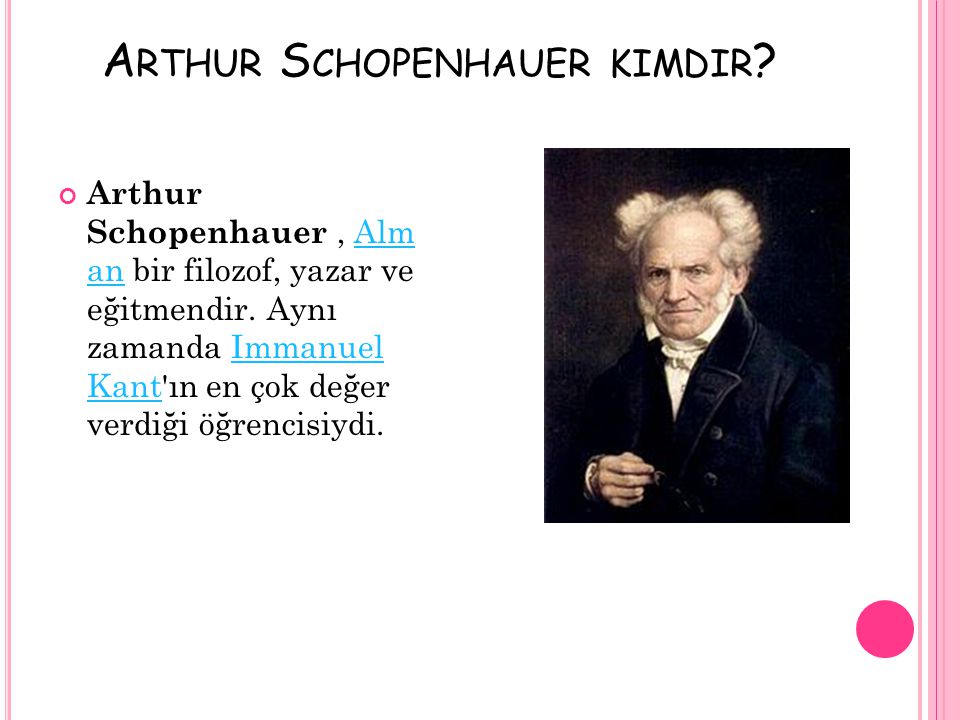 Arthur Schopenhauer kimdir