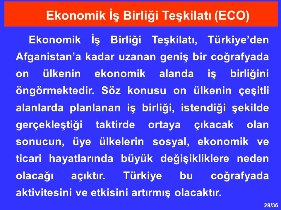 Ekonomik İş Birliği Teşkilatı (ECO)