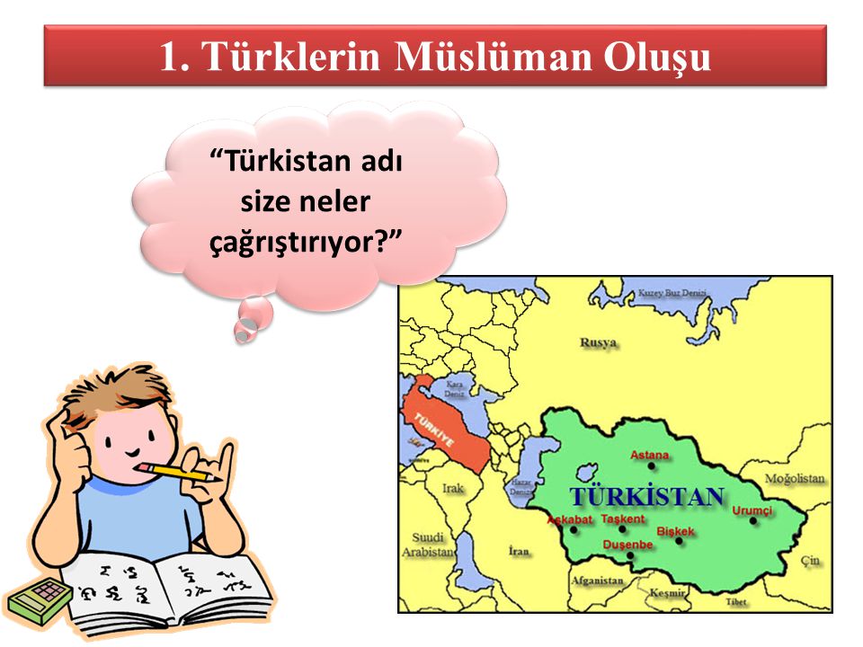 1. Türklerin Müslüman Oluşu Türkistan adı size neler çağrıştırıyor