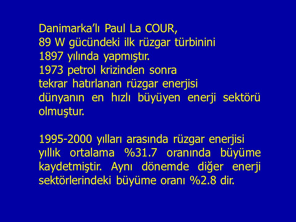 Danimarka’lı Paul La COUR,