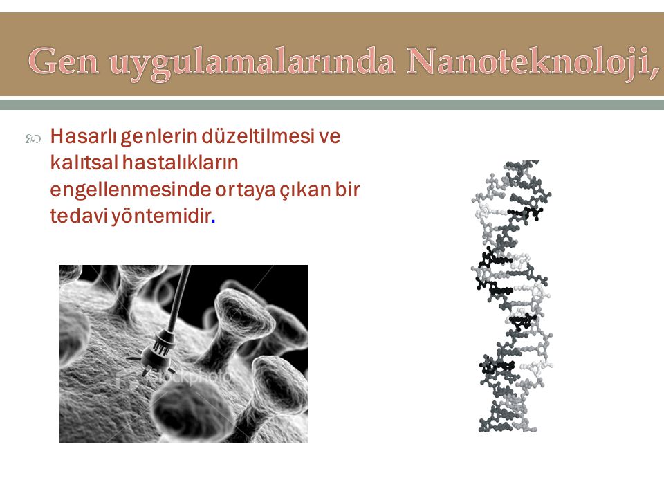 Gen uygulamalarında Nanoteknoloji,