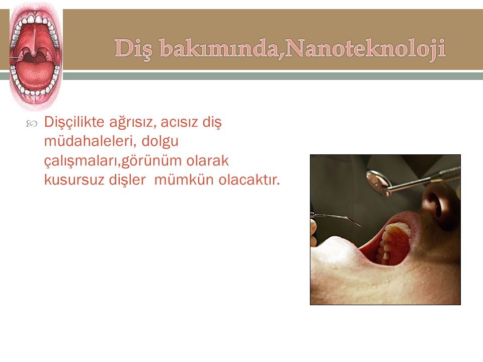 Diş bakımında,Nanoteknoloji