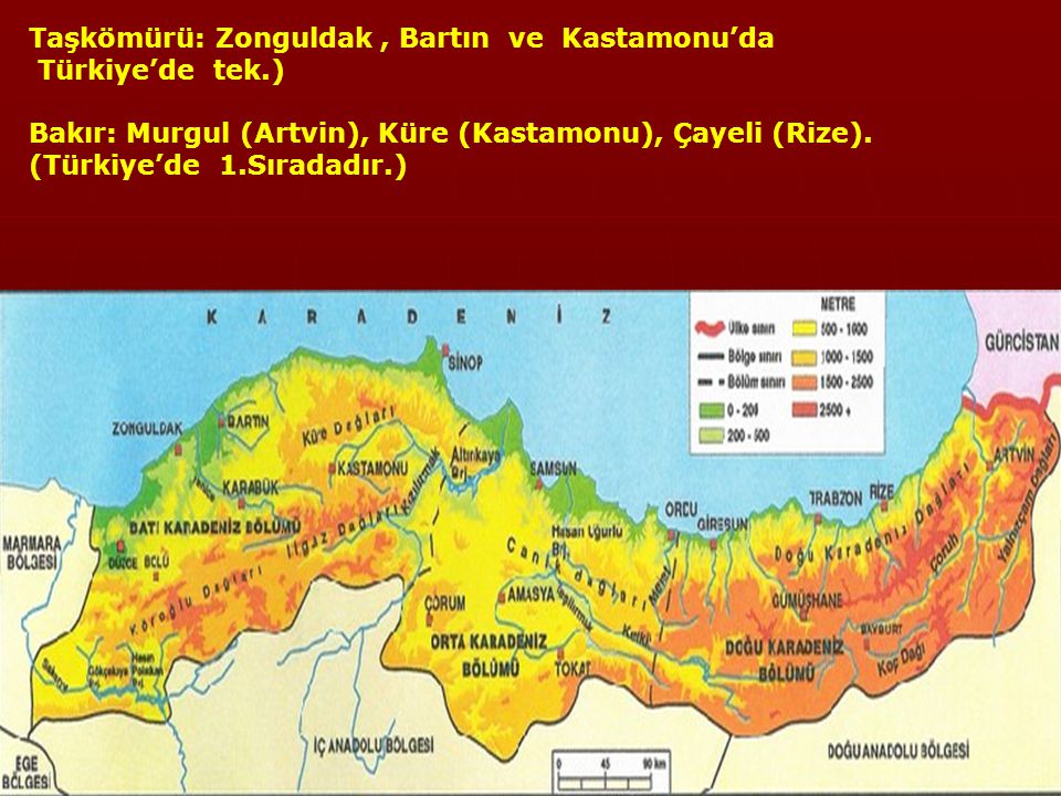 Taşkömürü: Zonguldak , Bartın ve Kastamonu’da