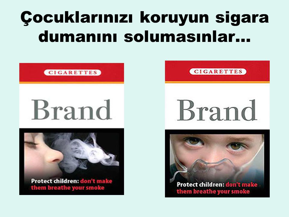 Çocuklarınızı koruyun sigara dumanını solumasınlar…