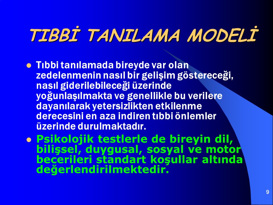 TIBBİ TANILAMA MODELİ
