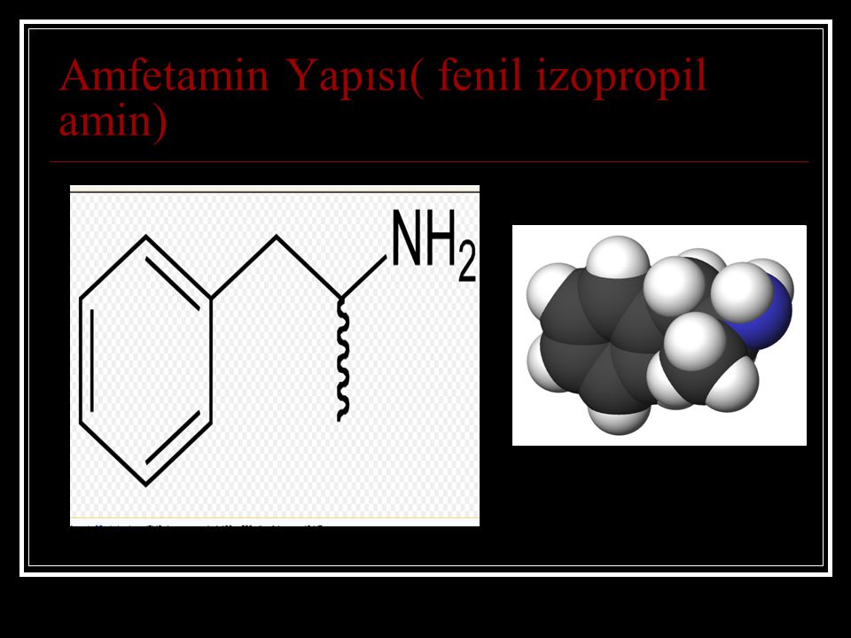 Amfetamin Yapısı( fenil izopropil amin)