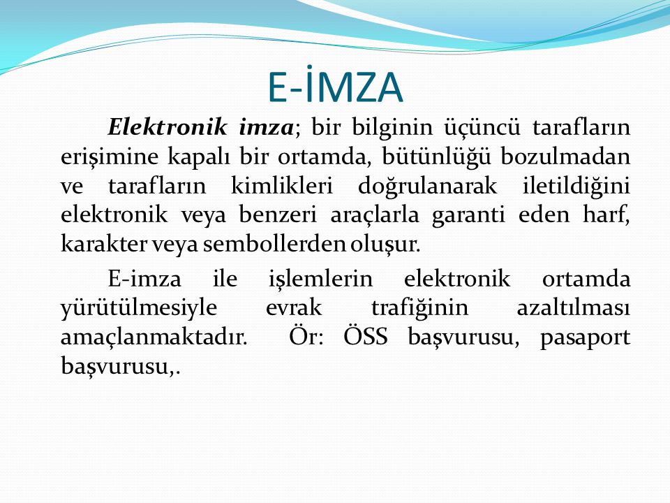 E-İMZA