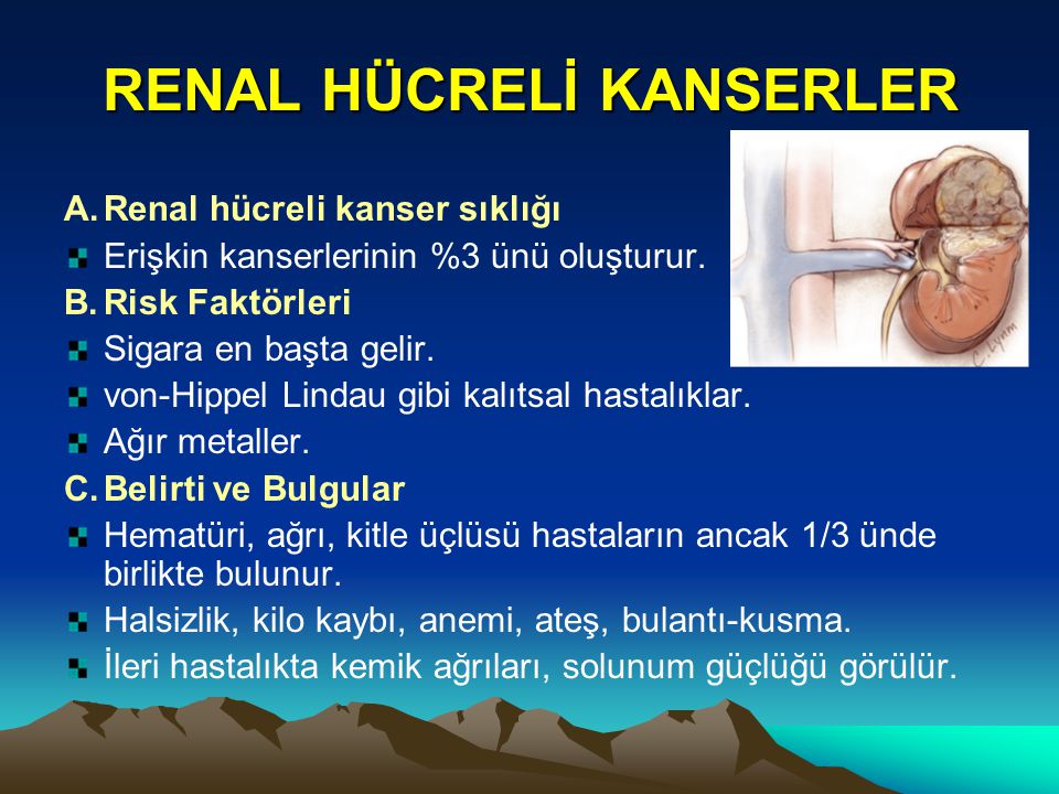 RENAL HÜCRELİ KANSERLER