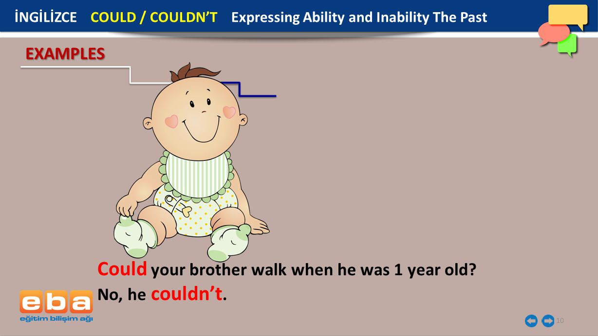 Could your brother walk when he was 1 year old